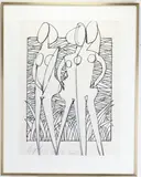 Tre Grazie by Vince Ceglia, Ink on paper "Tre Grazie", sold Sep 2026