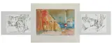 Untitled by Vince Ceglia, Ink drawings (2), sold Sep 2026