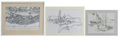 Positano Amalfi Coast by Vince Ceglia, Ink drawings (3), sold Sep 2026