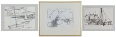 Alpine Farm by Vince Ceglia, Ink drawings (3), sold Sep 2026