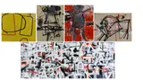 Faces by Louis Tavelli, Oil on paper and mixed media/collage, sold Sep 2026