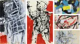 Broad Brush Strokes by Louis Tavelli, Oil on paper and mixed media/collage, sold Sep 2026