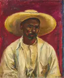 Caspetta, Taxco by Clara Klinghoffer, oil on canvas, sold Jan 2021