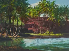 Kamuela, Hawaii by Lloyd Sexton, Jr., oil on canvas, sold Jan 2021