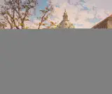 Karlskirche, Vienna by Horst Miesler, oil on canvas (unstretched), sold Jan 2021