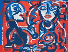 Observation IV by Herbert Gentry, lithograph, sold Feb 2021