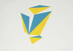 Suspension by Charles Hinman, 2012, silkscreen on hand-deckled 320 gram Coventry Rag paper, sold Feb 2021