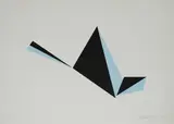 Catapult by Charles Hinman, 2012, silkscreen on 320 gram Coventry Rag paper, sold Feb 2021