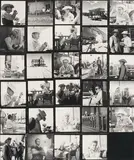 James Dean on Location for 'Giant' In Marfa, Texas by Sid Avery, 1955, silver gelatin contact sheet, sold Feb 2021