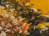 Untitled (Fall colors) by Marlene Tseng Yu, 1971, acrylic on paper, sold Feb 2021