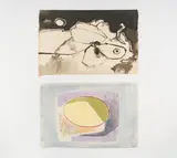 Works on Paper (2) by Benoît Gilsoul, pastel on paper, sold Feb 2021