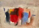 Glowing Headland by Michael Loew, 1970, watercolor on paper, sold Feb 2021
