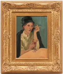 A Cool Evening by Virginia Oldham McKimmey, oil on board, sold Jan 2024