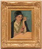 A Cool Evening by Virginia Oldham McKimmey, oil on board, sold Jan 2024