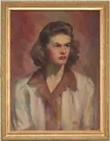 Untitled by Paul Matthew Scott, oil on board, offered Jan 2024
