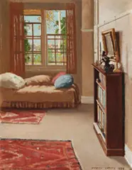 Ure Smith’S Flat by Norman St. Clair Carter, 1939, oil on canvas, sold Dec 2015