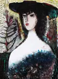Tania by Michael Kmit, 1968, oil on board, sold Dec 2015
