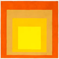 Study For: Homage To The Square: Allegro by Josef Albers, 1961, oil on composition board, sold Dec 2015