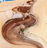 2Pm Light Early January by Brett Whiteley, 1984, mixed media on card on board, sold Dec 2015