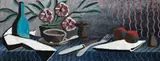 Still Life by Peter Purves Smith, 1937, oil on hessian, sold Dec 2015