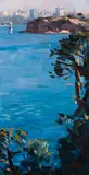 CREMORNE POINT, SYDNEY HARBOUR, c.1926 by Arthur Streeton, oil on wood panel, sold Dec 2015