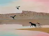 The Spit, Shoalhaven by Arthur Boyd, c.1976 - 77, oil on composition board, sold Dec 2015