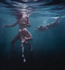 Voyeur V by Martine Emdur, 2010, oil on linen, sold Dec 2015