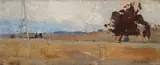 Bathurst Plain by Sydney Long, 1902, oil on panel, sold Dec 2015