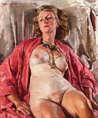 The Necklace by Ivor Hele, 1963, oil on composition board, offered Dec 2015
