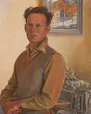 Self Portrait by Harold Abbott, 1946, oil on canvas, offered Dec 2015