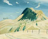 Hillside by Kenneth Robertson Macqueen, watercolour on paper, sold Dec 2015