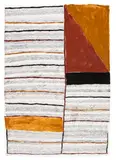 Untitled by Kutuwulumi Purawarrumpatu, 1997, natural earth pigments on paper, sold Dec 2015