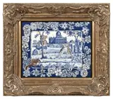 At Play In The Fields Of A Lord by Danie Mellor, 2009, pencil, pastel, glitter, Swarovski crystal and wash on Saunders Waterford paper, sold Aug 2015