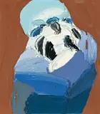 One Hit Budgie by Ben Quilty, 2004, oil on canvas, sold Aug 2015