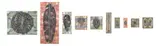 Material World by Fiona Margaret Hall, 2001, a series of ten works each inscribed verso with name of plant species gouache on banknotes gouache on banknotes, sold Aug 2015