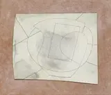 1972 (Off Pale Green) by Ben Nicholson, 1972, pen and ink and wash on paper, laid onto the artist's board, sold Aug 2015