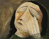 Portrait Of A Girl by Charles Blackman, 1962, oil on canvas, sold Aug 2015