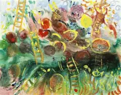 Hanging Rock by John Perceval, 1988, oil on canvas, sold Aug 2015