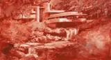 Venetian Red (Falling Water) by Stephen Bush, 1995, oil on canvas, offered Aug 2015