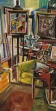 Studio Interior by Roy De Maistre, oil on canvas, sold May 2015