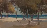 Ti-Tree, Brighton Beach by John Ford Paterson, 1895, oil on canvas, sold May 2015