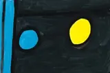 Untitled by Paddy Bedford, 2003, gouache on crescent board, sold May 2015