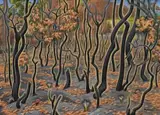 After The Bushfire by Weaver Hawkins, 1946, oil on canvas, offered May 2015