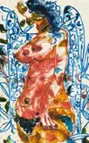 Angel by John Perceval, c.1961, oil on paper, offered May 2015