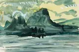 From Talloires I Lake Of Annecy by John Piper, 1971, gouache on paper, offered May 2015