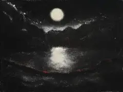 Dream by Peter Booth, 1987, pastel on paper, sold May 2015