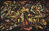 Night Landscape by Peter Booth, 1987, pastel on paper, sold May 2015
