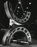 Gears For The Mining Industry, Vickers Ruwolt, Burnley, Victoria by Wolfgang Sievers, 1967, silver gelatin photograph, sold May 2015