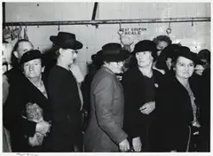 Meat Queue by Max Dupain, 1946, silver gelatin photograph, sold May 2015