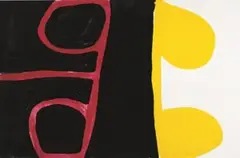 Untitled by Paddy Bedford, 2004, gouache on crescent board, sold Mar 2015